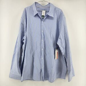 Hawker Rye Men's XXL Short Blue Knoxford Long‎ Sleeve Shirt NWT